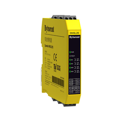 Relè di sicurezza per barriera fotoelettrica - Quanta-DNSL20S - Bytorent Technology Co., Ltd. - 2NA / PNP / su guida DIN