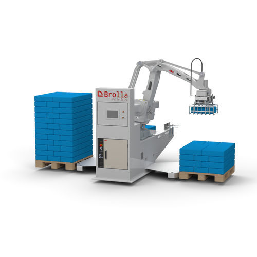 Pallettizzatore compatto - Brolla - robotizzato / per sacchi / per bottiglie