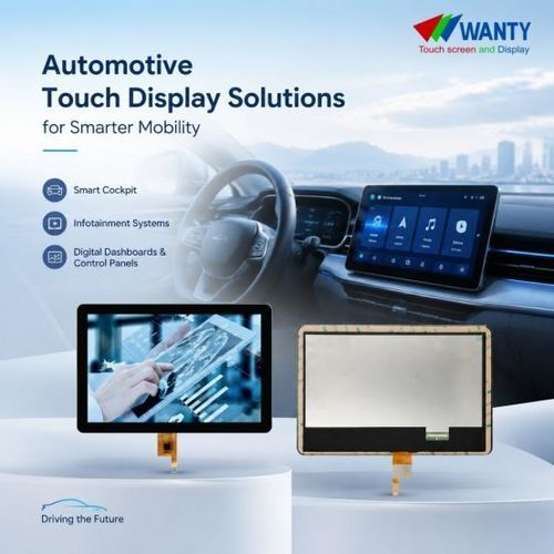 Modulo di visualizzazione TFT LCD - WTY101A08A01LM - Shenzhen Wanty Photoelectric Co., Ltd. - IPS / con touch screen capacitativo / con touch screen multitouch