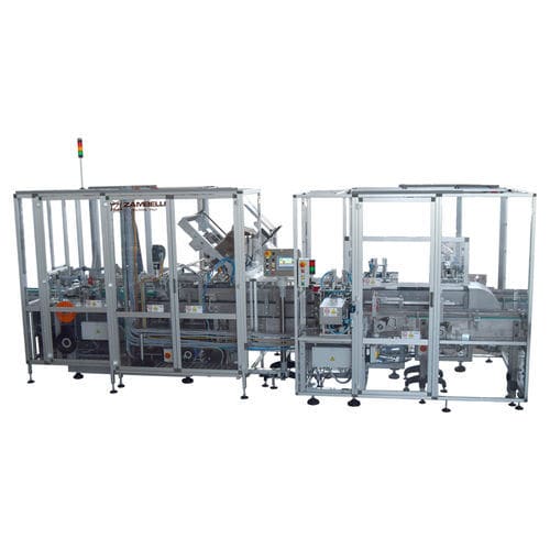 Incassatrice a moto intermittente - AP200 - Zambelli S.r.l. - orizzontale / automatica / controllata da PLC