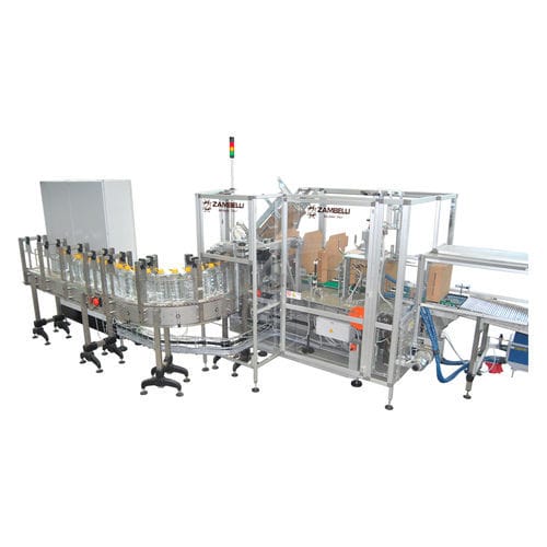 Incassatrice wraparound - AP200W - Zambelli S.r.l. - automatica / controllata da PLC / in bottiglia