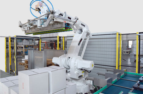 Pallettizzatore robotizzato - Zambelli S.r.l. - di casse / automatico / per l'industria dell'imballaggio