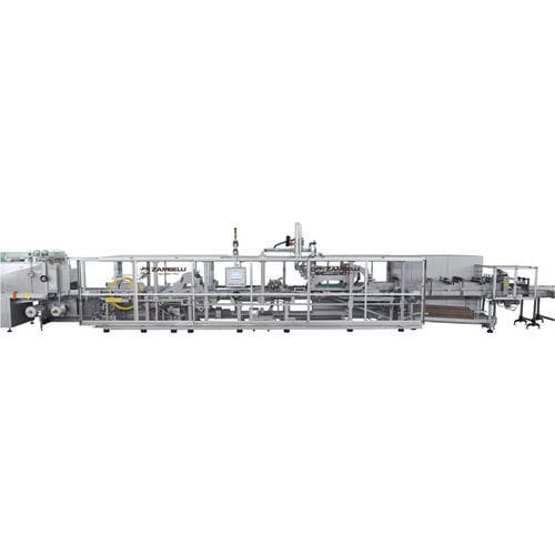 Invaschettatrice fardellatrice con film termoretraibile - LFT - Zambelli S.r.l. - automatica / per lattine
