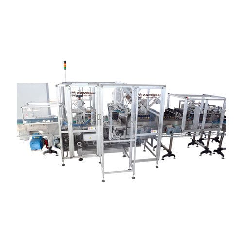 Incassatrice wraparound - AP200W - Zambelli S.r.l. - automatica / in bottiglia / di lattine per prodotti alimentari