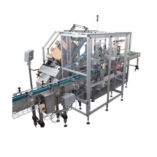 Incassatrice a moto intermittente - AP200W  - Zambelli S.r.l. - wraparound / controllata da PLC / di casse