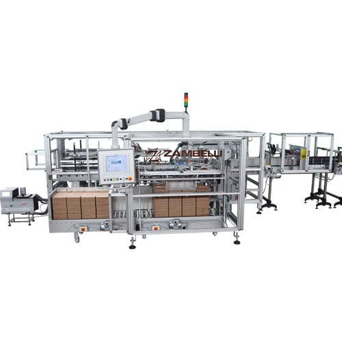 Incassatrice wraparound - WR Series - Zambelli S.r.l. - automatica / controllata da PLC / per bottiglie