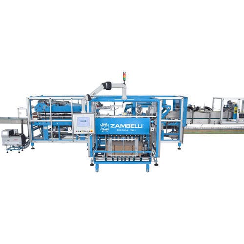 Incassatrice a moto continuo - WR40 - Zambelli S.r.l. - wraparound / automatica / controllata da PLC