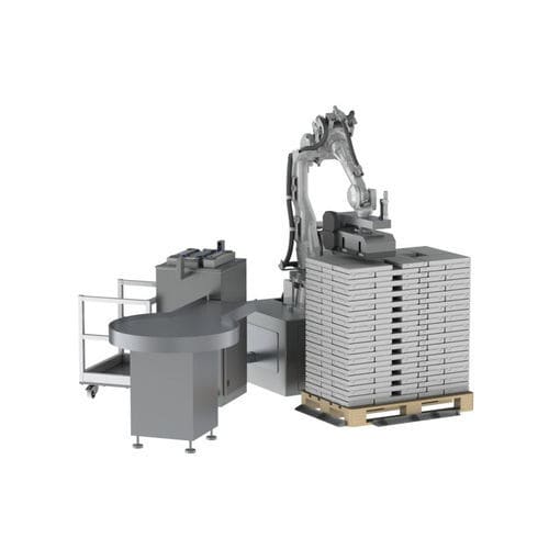 Cella robotizzata di alimentazione - Goldfuss engineering GmbH - per bottiglie