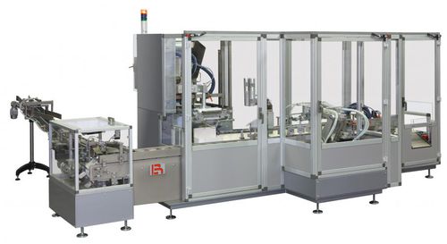 Inscatolatrice formatrice di scatole orizzontale - FA 60 - BERGAMI PACKAGING SOLUTIONS SRL - per l'industria cosmetica / per l'industria agroalimentare / per l'industria farmaceutica