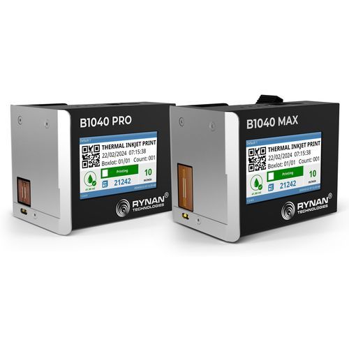 Stampante per etichette a getto d'inchiostro - B1040 series - RYNAN Technologies Pte Ltd - rapida / compatta / per scatole in cartone