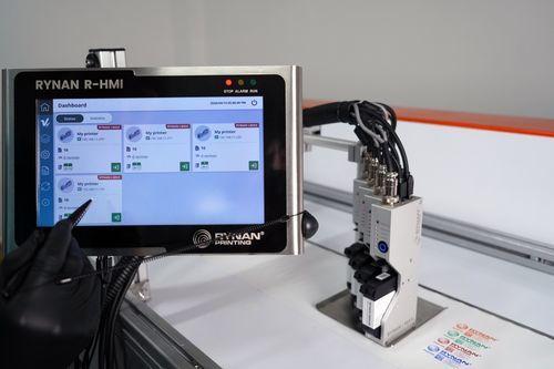 Marcatore codificatore a getto di inchiostro termico - i-TIJ - RYNAN Technologies Pte Ltd - per scatole in cartone / per linea di produzione continua / per etichette