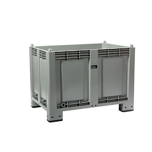 Cassa-pallet in PP - 600 PLUS - Interbox S.A. - per applicazioni alimentari / grande / 4 ruote