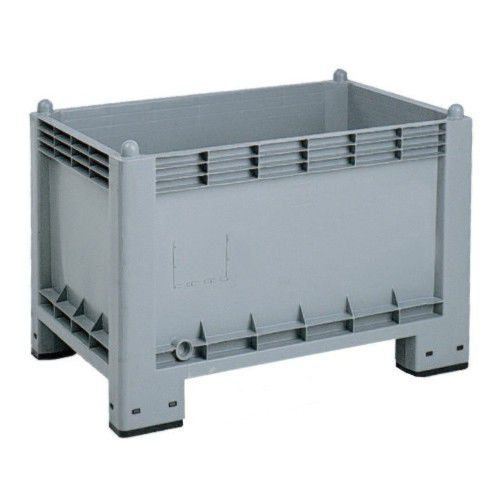 Cassa-pallet in PP - 300 PLUS - Interbox S.A. - per applicazioni alimentari / grande / 4 ruote