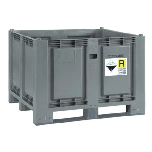 Cassa-pallet per prodotti pericolosi - 700 PLUS - Interbox S.A. - in HDPE / di stoccaggio / da trasporto