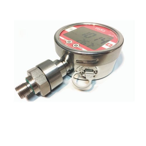 Manometro digitale - H5K5.VM.X9 - H5K5 Leak Detection SRL - in vetro / in acciaio inossidabile / USB