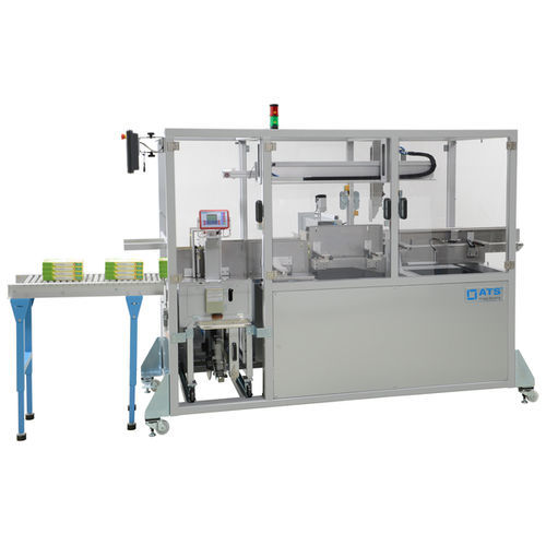 Macchina posa fascetta automatica - US-2000 SIB-L - ATS-Tanner GmbH Banderoliersysteme - con touch screen / mobile / con nastro trasportatore