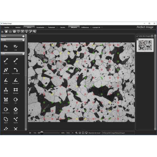 Software di analisi delle immagini - Clara Vision SAS - di analisi di fase / di analisi di misure dimensionali / di interfaccia