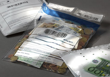 Sacco per trasporto valori - orfix International GmbH - omologato / non manomettibile / idrorepellente