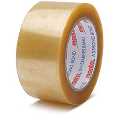 Nastro adesivo di imballaggio - MONTA 340 - monta Klebebandwerk GmbH - in polipropilene / gomma / trasparente