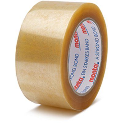 Nastro adesivo di imballaggio - MONTA 342 - monta Klebebandwerk GmbH - in polipropilene / gomma / trasparente