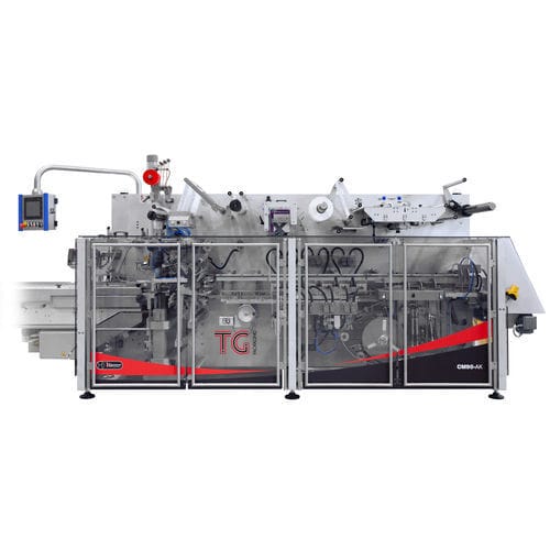 Avvolgitrice fasciapallet orizzontale - CM90 X-fold - TG-Packaging bvba - interamente automatica / per macchina di imballaggio / per dolci