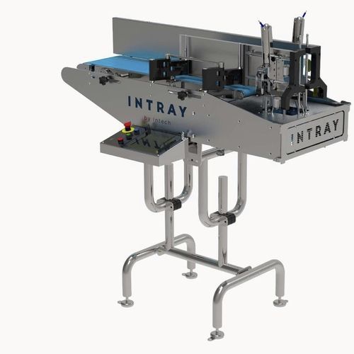 Spirottinatrice di cassette - BUFFER SERVO - QUPAQ A/S - per l'industria agroalimentare / completamente automatica
