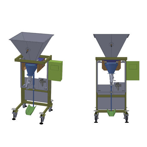 Confezionatrice verticale - VBAEV - VOLLENDA-WERK GmbH - flow-pack / per sacchi a valvola / compatta