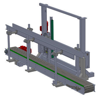 Trasportatore a nastro - VOLLENDA-WERK GmbH - a piastre / orizzontale / con motore elettrico
