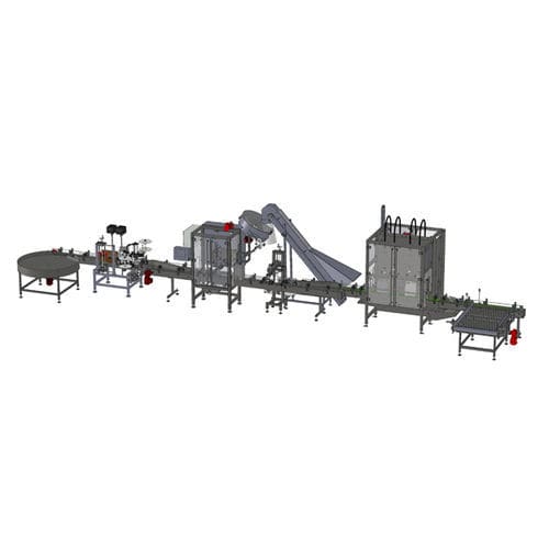 Riempitrice automatica - DKAS-line - VOLLENDA-WERK GmbH - per bottiglie / per bidone / per sugo