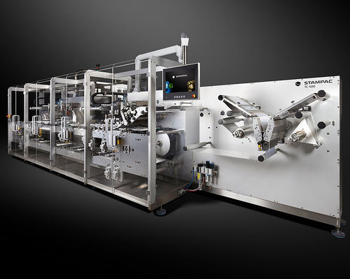 Macchina per imballaggio per prodotti al cioccolato - MC 400 - Stampac GmbH - automatica / in pellicola / per chewing gum