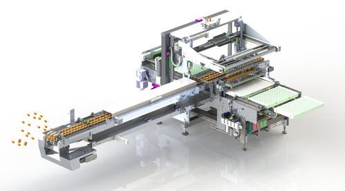 Alimentatore lineare - LEKO-PKB - Stampac GmbH - in linea / per macchina di imballaggio / per alimenti