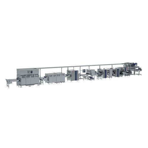 Linea di produzione di pane in cassetta - IMPRESSA - FRITSCH Bakery Technologies GmbH & Co. KG - baguette / automatica