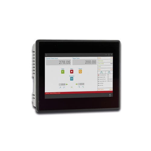 HMI a tecnologia capacitiva proiettata - JetView 1007 - Jetter AG - con touch screen multitouch / da integrare / 800 x 480