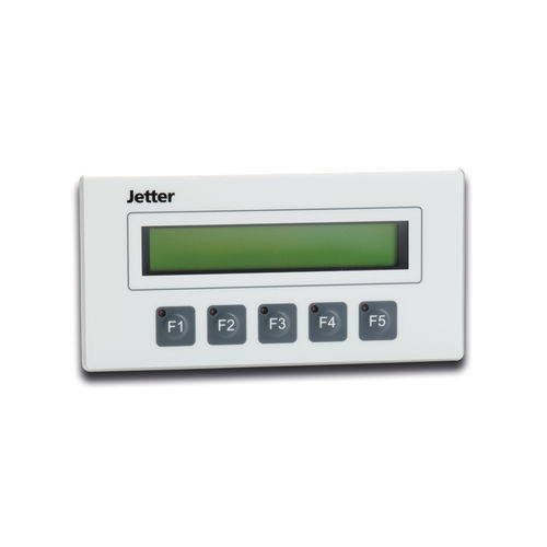 HMI con tastiera - LCD 25  - Jetter AG - ad incastro / LCD / con retroilluminazione a LED