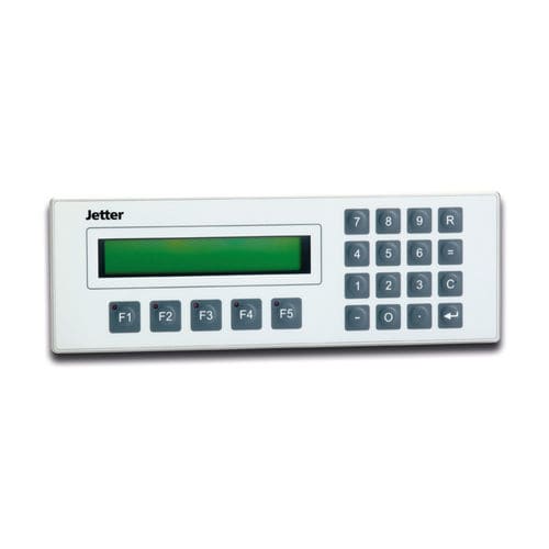 HMI con tastiera - LCD 34  - Jetter AG - ad incastro / LCD / con retroilluminazione a LED