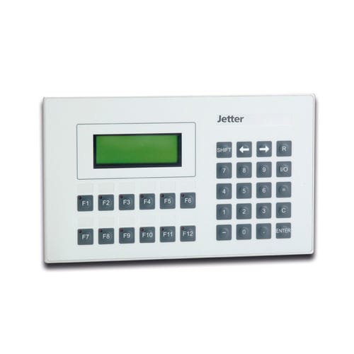 HMI con tastiera - LCD 110 - Jetter AG - ad incastro / LCD / IP65