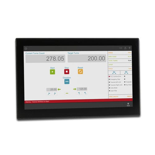 Panel PC TFT LCD - JI-FPC1012 - Jetter AG - con retroilluminazione a LED / con touchs creen capacitivo PCAP / con schermo largo