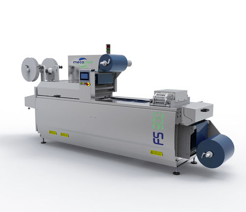 Macchina termoformatrice di film plastico - FS900 - Mecapack - per imballaggio di prodotti alimentari / per imballaggio di prodotti farmaceutici / per imballaggio medicale