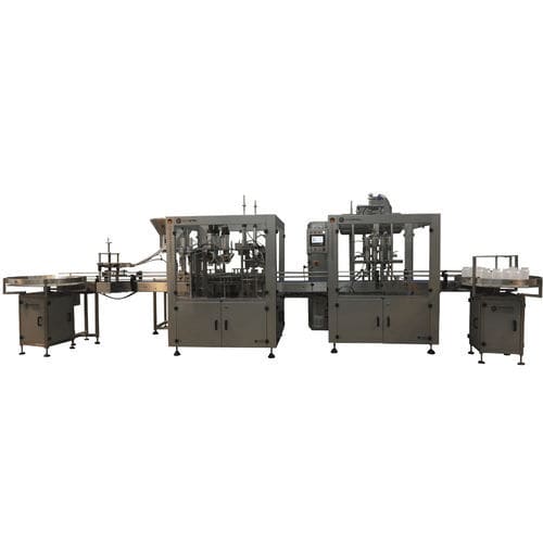 Riempitrice-tappatrice-crimpatrice automatica - FF14 - White Steel GmbH - per liquidi / 4 teste