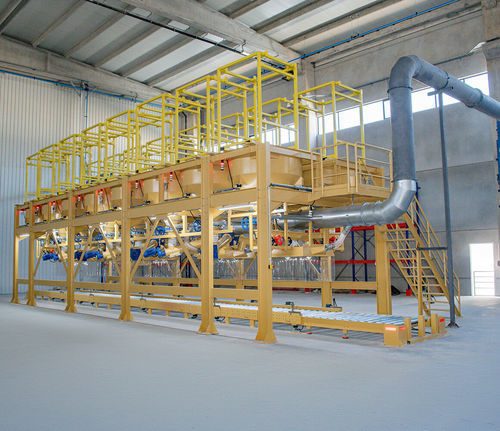Sistema di dosaggio per polvere - DÜZLEM METAL SANAYI VE TICARET LTD STI - pneumatico / con agitatore / continuo