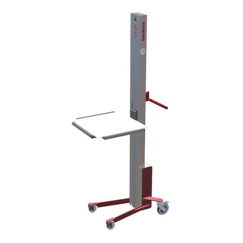 Sollevatore a batteria - Impact 70M KP3 - HOVMAND - con piano di appoggio / mobile / per taniche