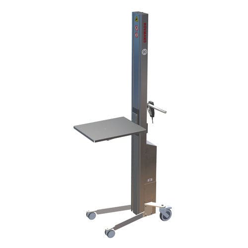 Sollevatore a piattaforma - INOX 90M EP1-ix - HOVMAND - in acciaio inossidabile / mobile / per taniche