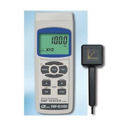 Tester di campo magnetico - EMF-8218SD - Lutron - portatile / digitale / USB