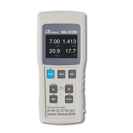 Apparecchio di misura temperatura - WAC-2019SD - Lutron - TDS / di resistività / pH