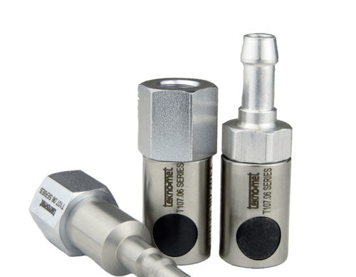 Raccordo pneumatico - T107 series - TEKNO-MET BAĞLANTI ELEMANLARI SAN. ve TİC. LTD. ŞTİ - idraulico / rapido / in acciaio inox