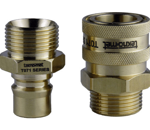 Raccordo idraulico - T071 series - TEKNO-MET BAĞLANTI ELEMANLARI SAN. ve TİC. LTD. ŞTİ - filettato / rapido / in acciaio inox