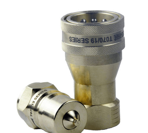 Raccordo idraulico - T070 series - TEKNO-MET BAĞLANTI ELEMANLARI SAN. ve TİC. LTD. ŞTİ - a bicchiere / rapido / in acciaio inox