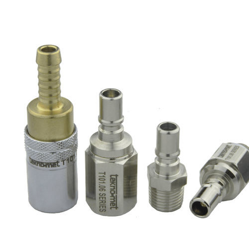 Raccordo idraulico - T101 series - TEKNO-MET BAĞLANTI ELEMANLARI SAN. ve TİC. LTD. ŞTİ - rapido / in acciaio inossidabile / in nitrile