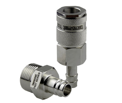 Raccordo pneumatico - T027 series - TEKNO-MET BAĞLANTI ELEMANLARI SAN. ve TİC. LTD. ŞTİ - filettato / rapido / CEJN