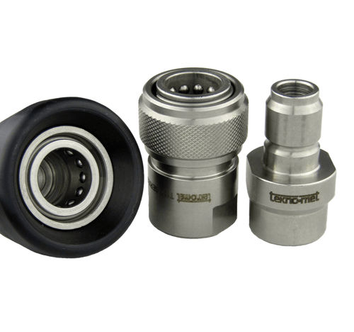 Raccordo pneumatico - T121 series - TEKNO-MET BAĞLANTI ELEMANLARI SAN. ve TİC. LTD. ŞTİ - idraulico / rapido / in acciaio inox